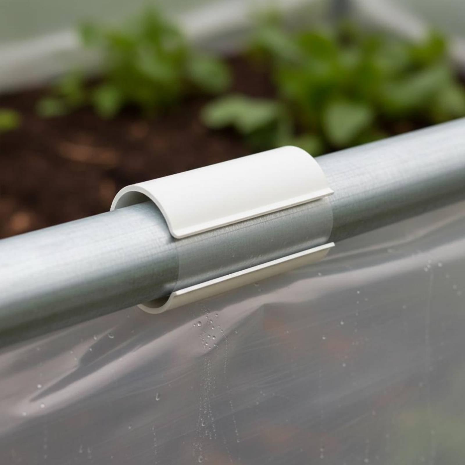 Garden Netting Cover - Morsetto per serra in PVC, clip
