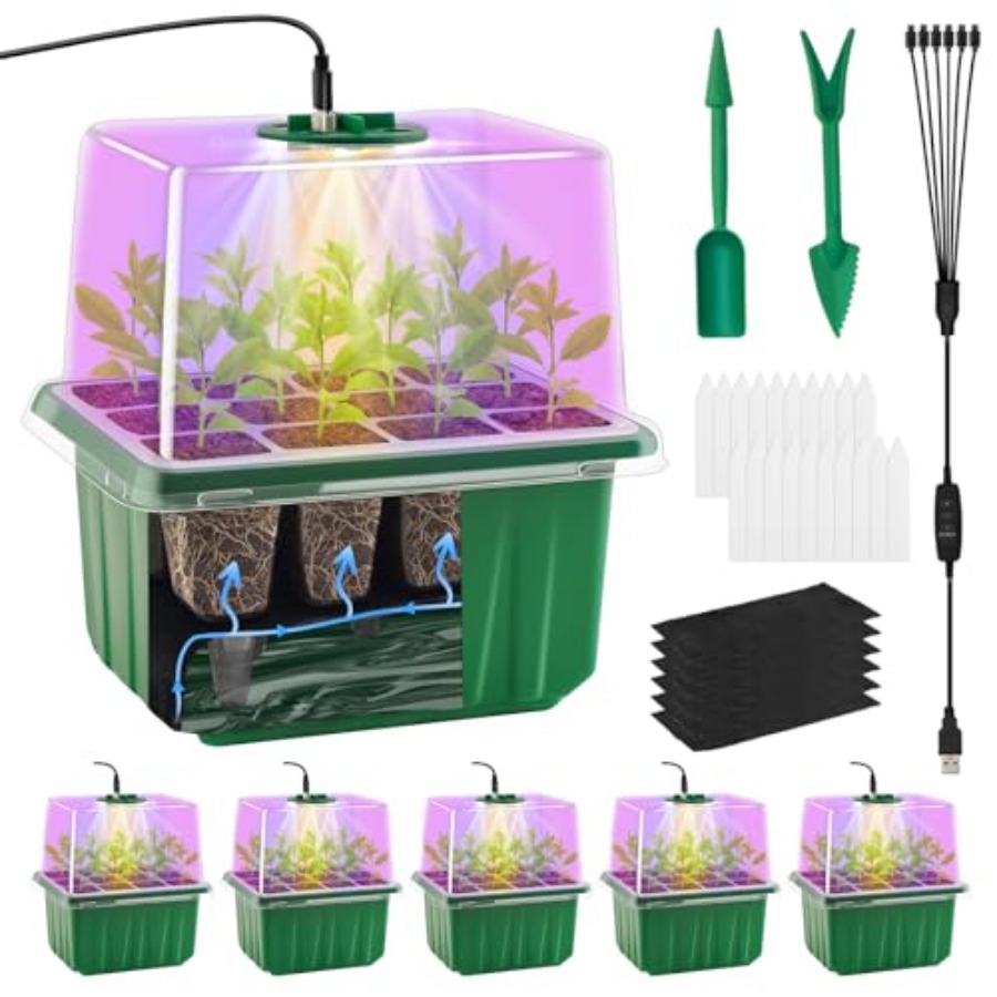 Greenhouse Mini Indoor - Kit di Avviamento per Semi con