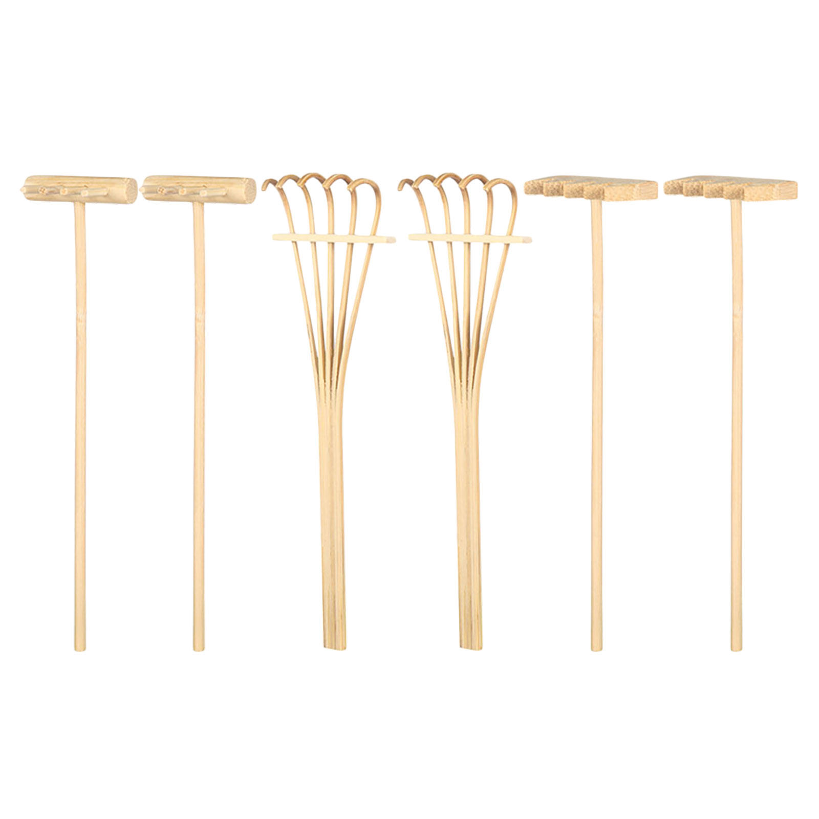 Gardening Tools Rake - Set di 6 Mini Rastrelli per