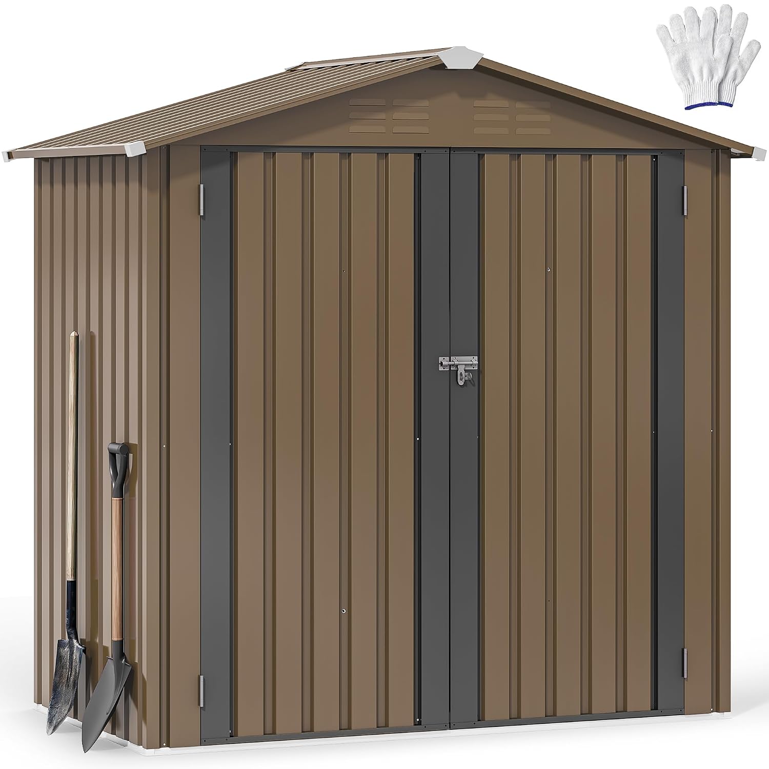 Gardening Tools - Casetta da Giardino in Metallo 6x4ft,