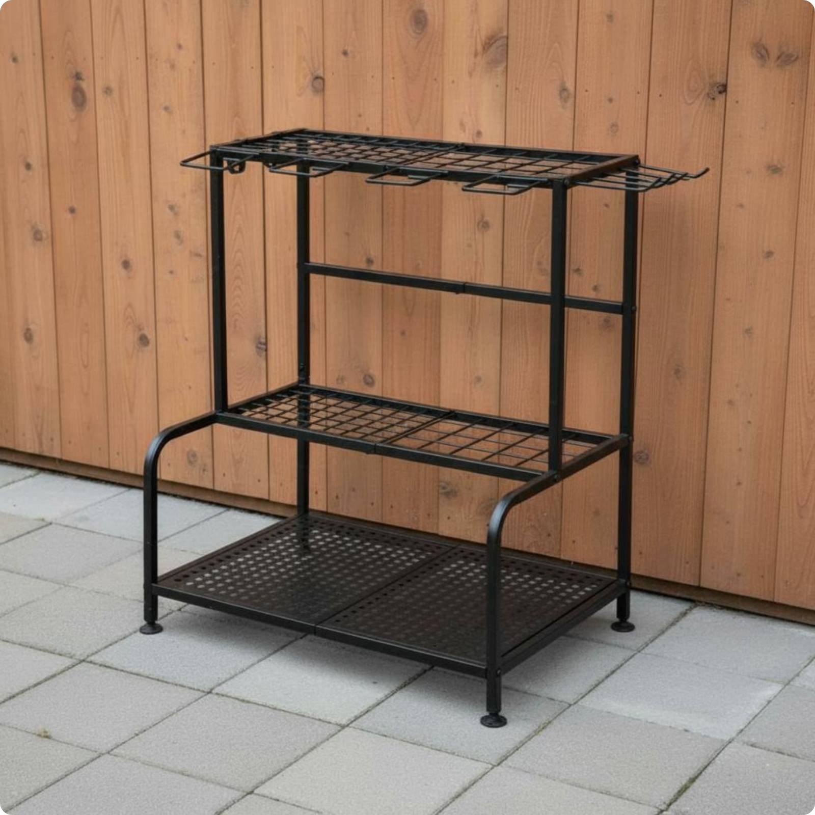 Gardening Tools Rack - Porta Attrezzi da Giardino in Metallo