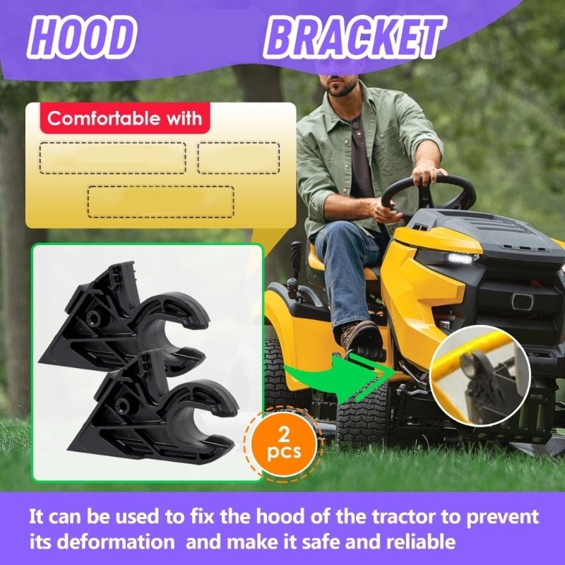 Gardening Tools List - Confezione da 2 staffe perno della