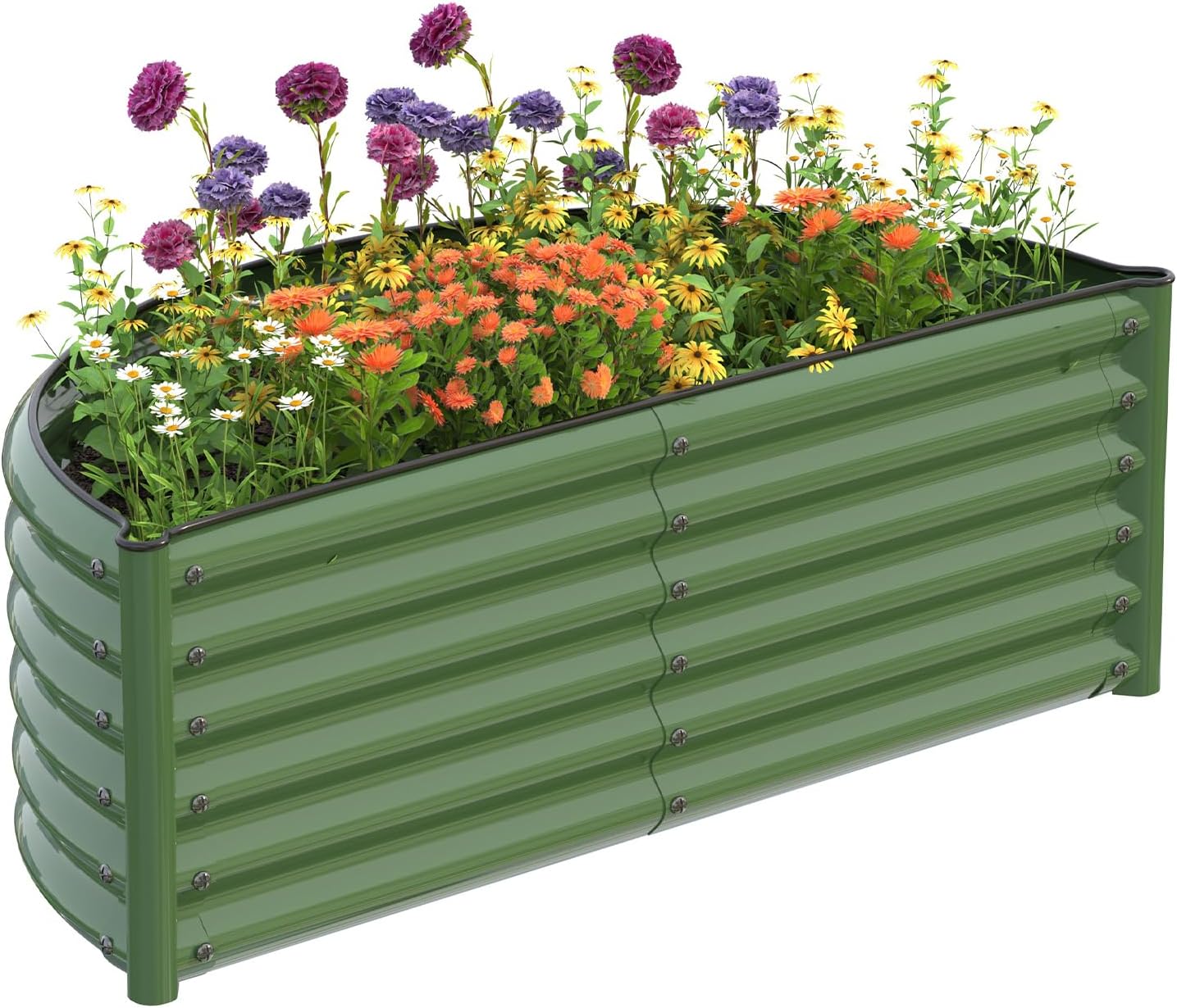Raised Bed Planter Box - Fioriera Rialzata Zincata per Esterni, Kit