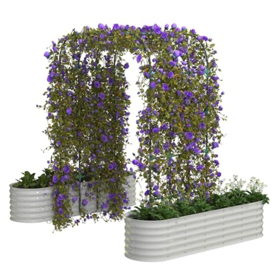 Raised Bed Planter Box - Fioriera Rialzata Zincata Alta 96 Pollici