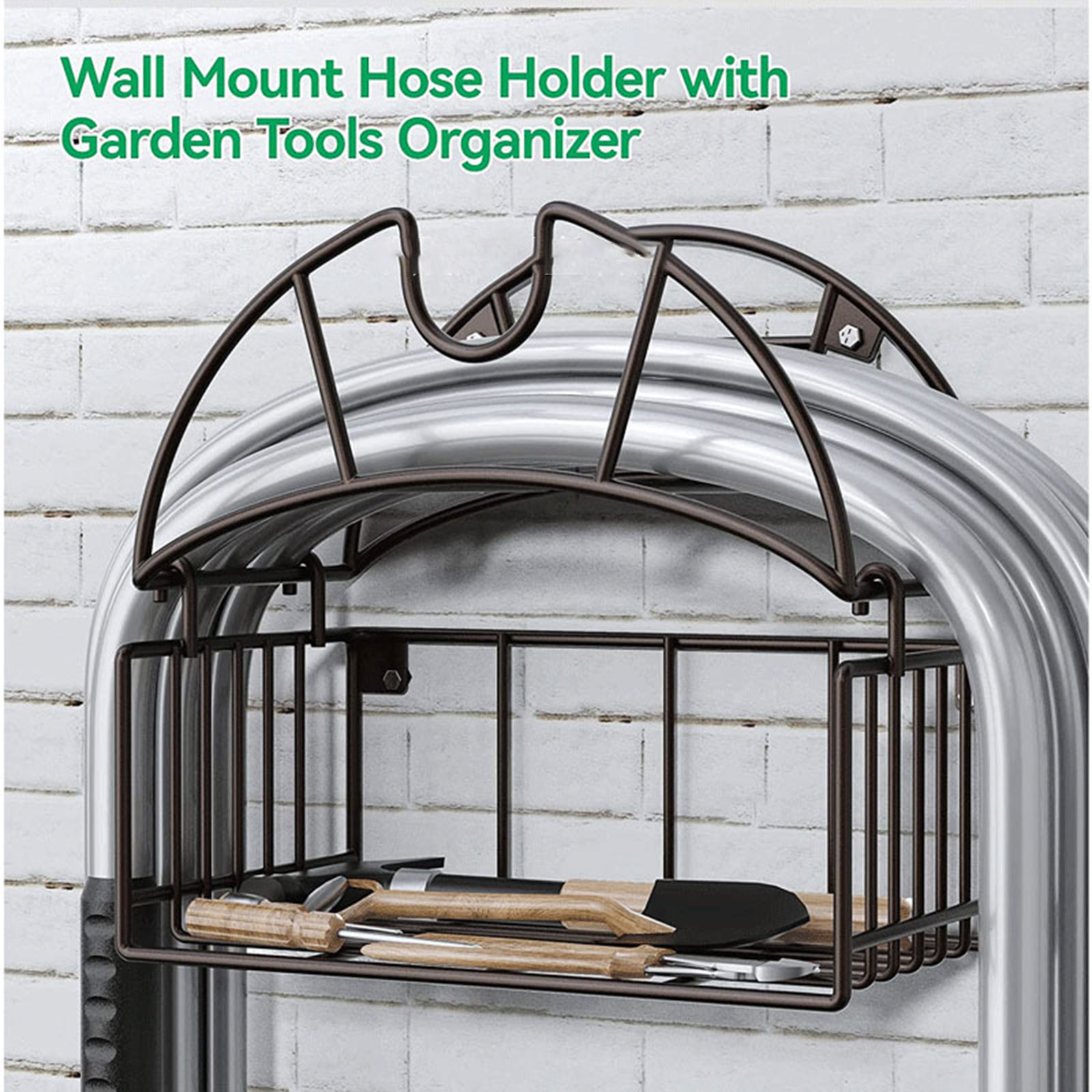 Gardening Tools Rack - Supporto per tubo da giardino per