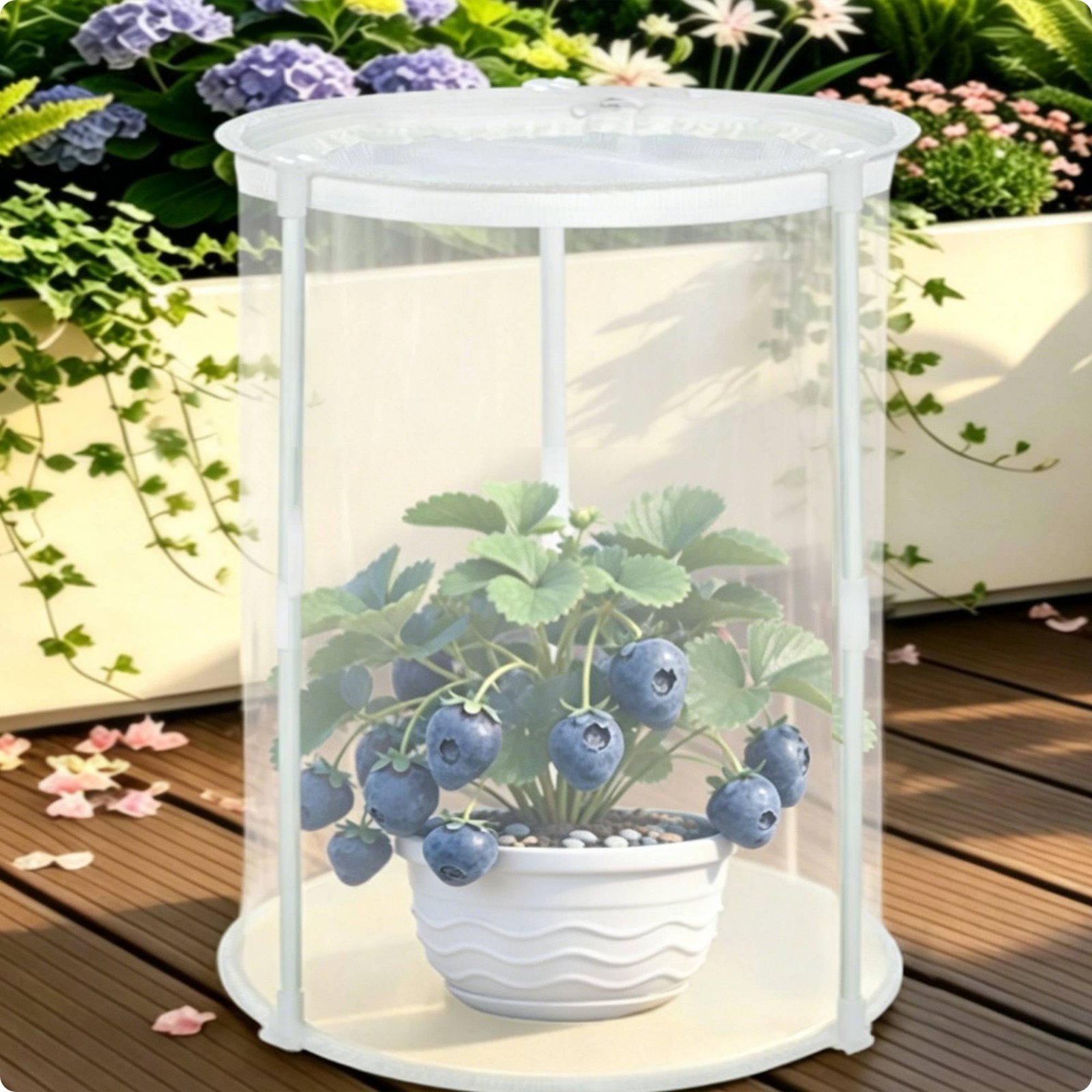 Garden Netting Cover - Copertura Espandibile per Piante, Recinto Portatile