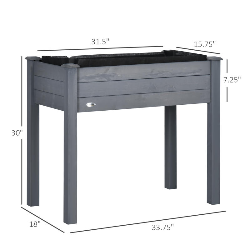 Outsunny Fioriera Rialzata in  - Raised Bed Planter Box recensione e prezzo
