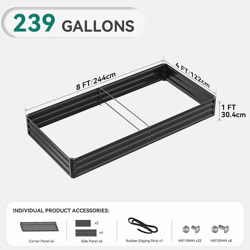 Kit per Aiuola Rialzata in Acc - Raised Bed Planter Box recensione e prezzo