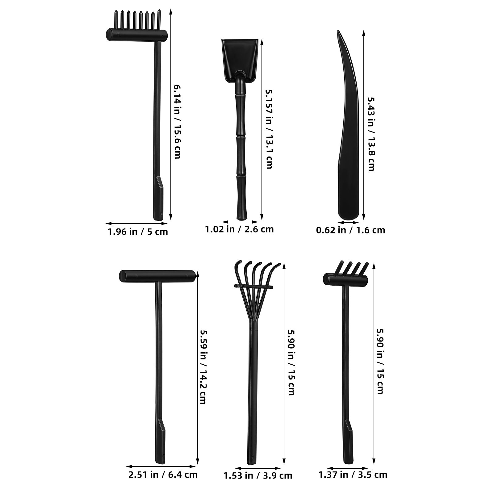 6 Pezzi Mini Rastrelli per Sab - Gardening Tools Rake recensione e prezzo