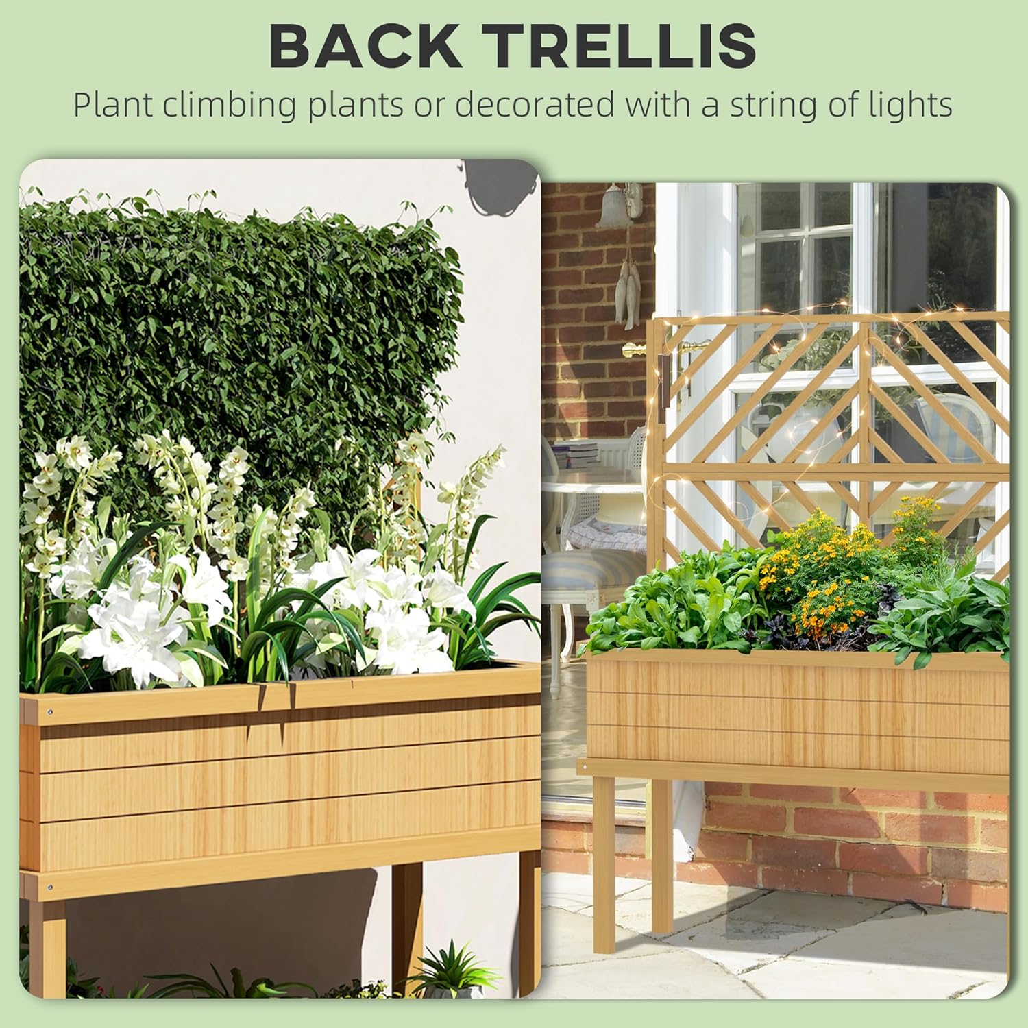 Fioriera Rialzata con Tralicci - Raised Bed Planter Box recensione e prezzo