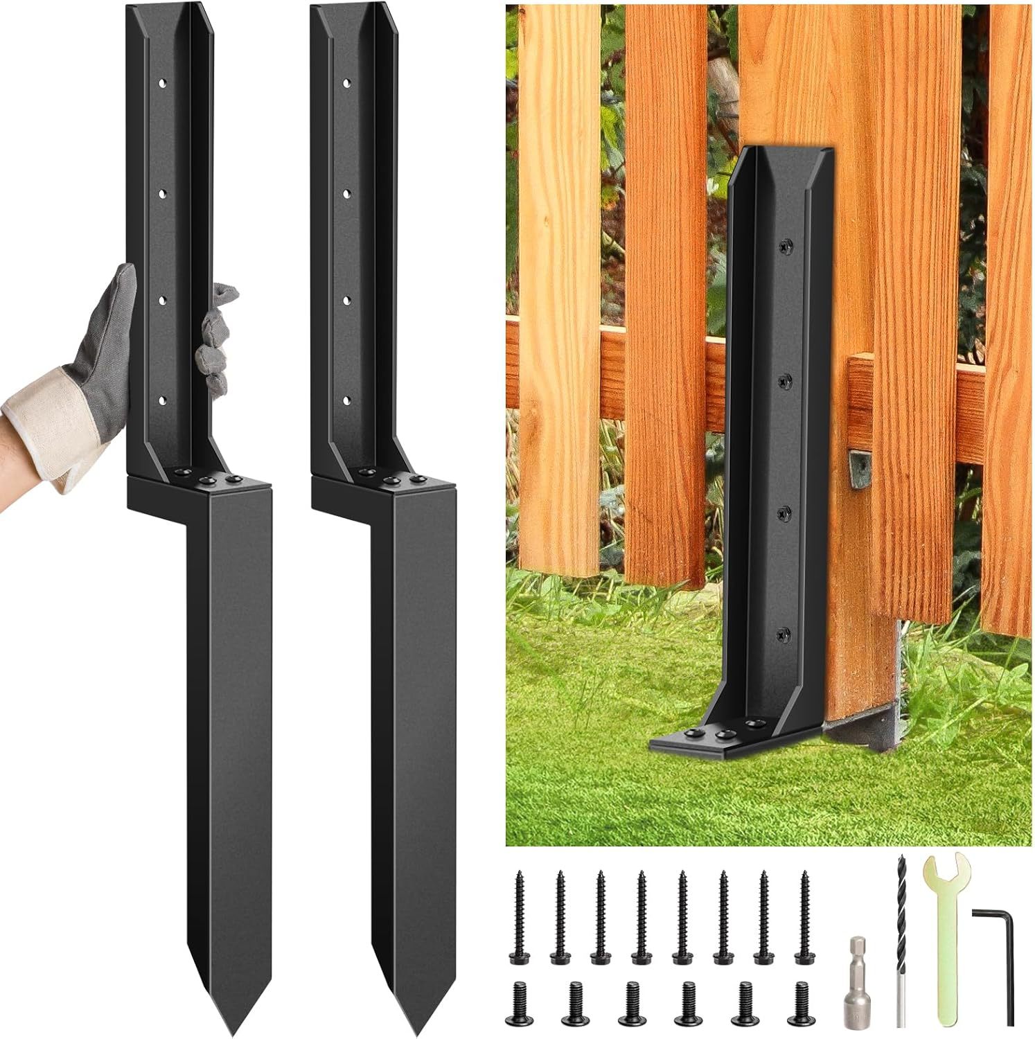 2PCS Riparazione recinzione An - Gardening Tools Kit For Home Garden recensione e prezzo