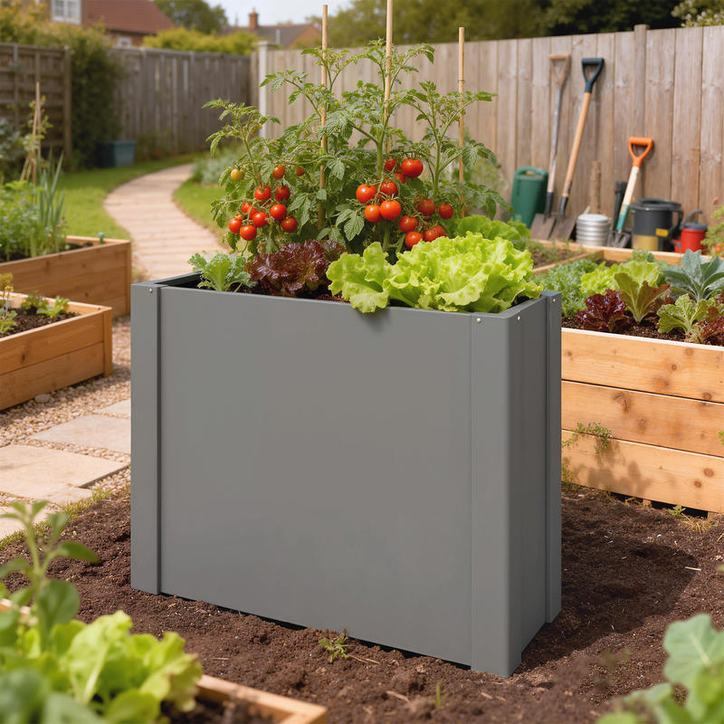 Outsunny Fioriera Rialzata Zin - Raised Bed Planter Box recensione e prezzo