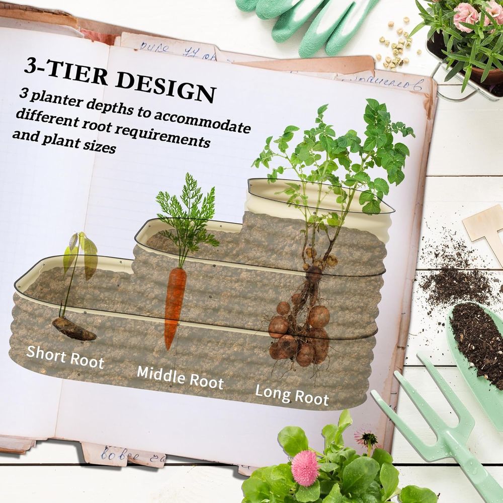 Fioriera rialzata a 3 livelli  - Raised Bed Planter Box recensione e prezzo