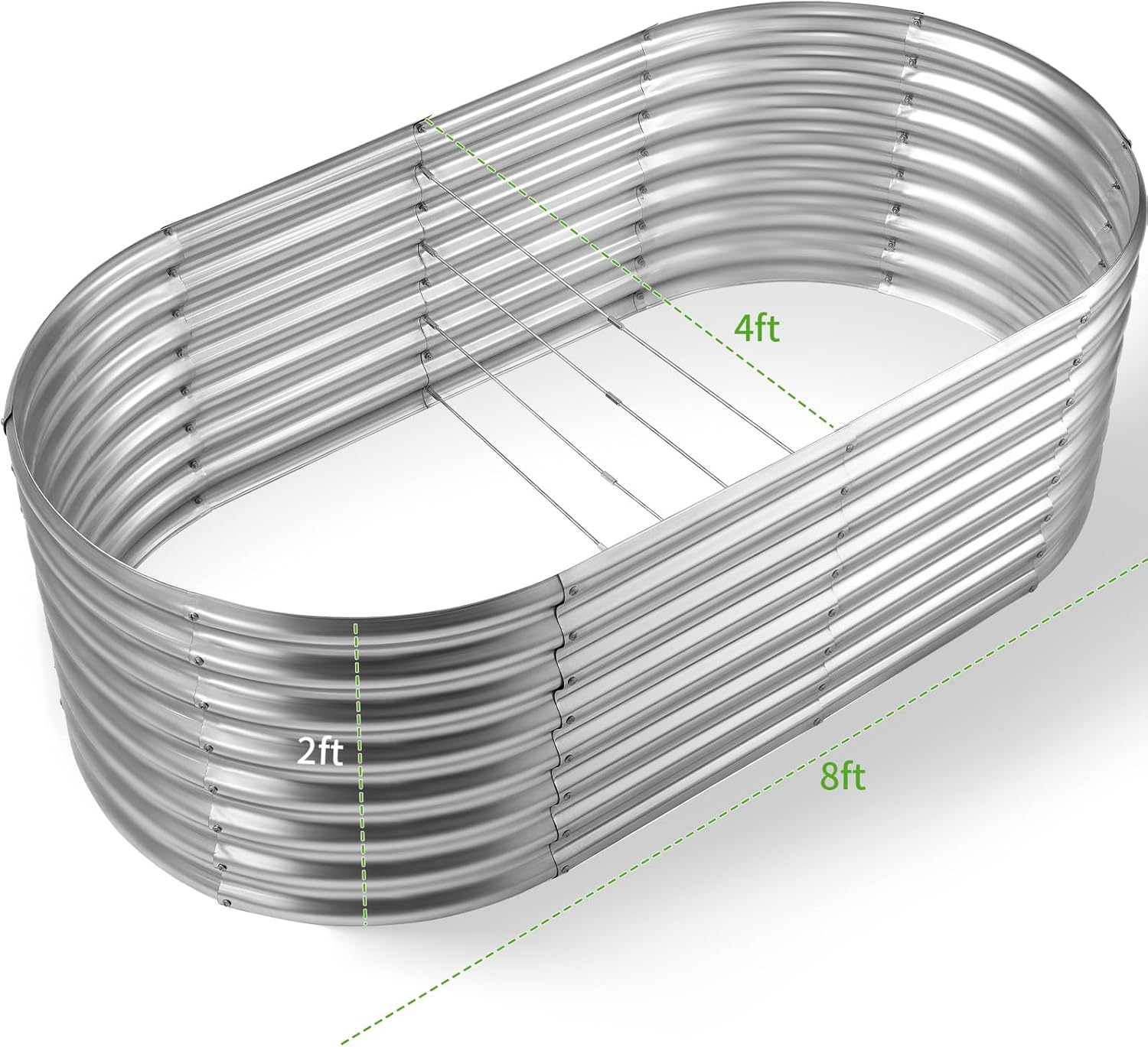 Fioriera Rialzata Zincata, 8x4 - Raised Bed Planter Box recensione e prezzo