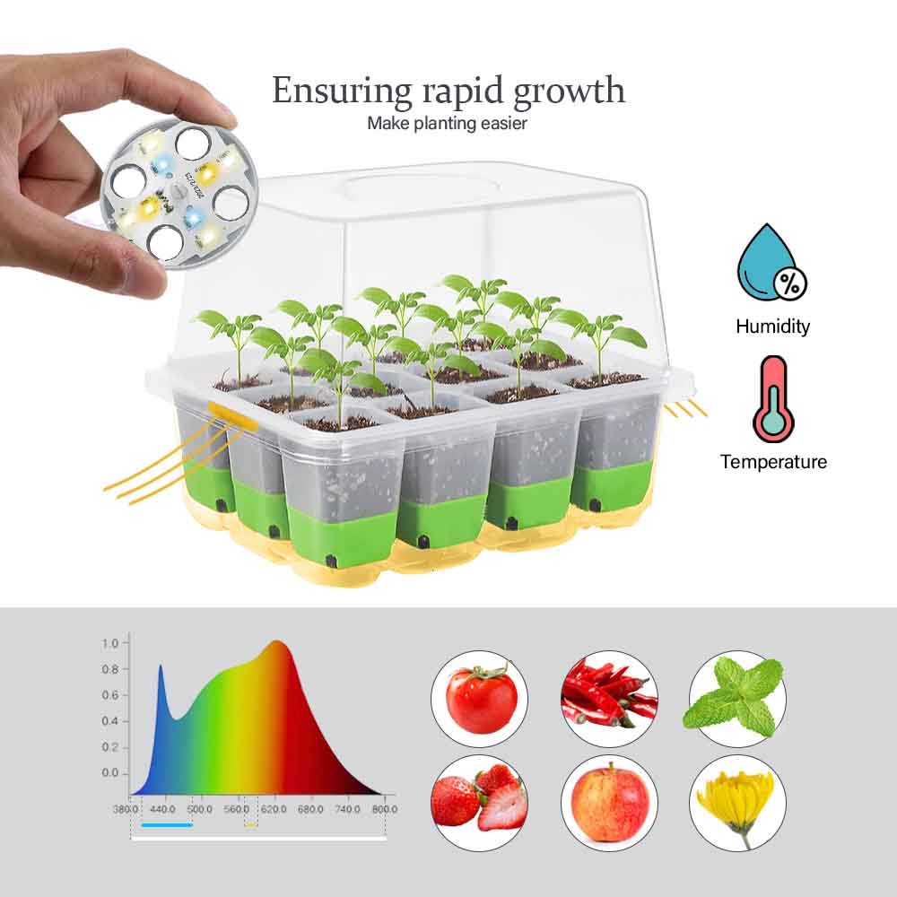 LED Grow Light Seedling Starte - Greenhouse Mini Indoor recensione e prezzo