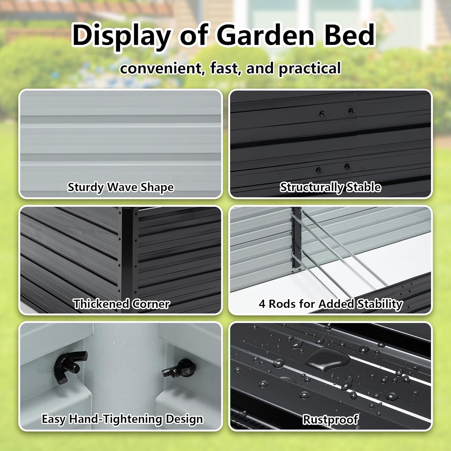 Fioriera Rialzata Zincata 8x4x - Raised Bed Planter Box recensione e prezzo