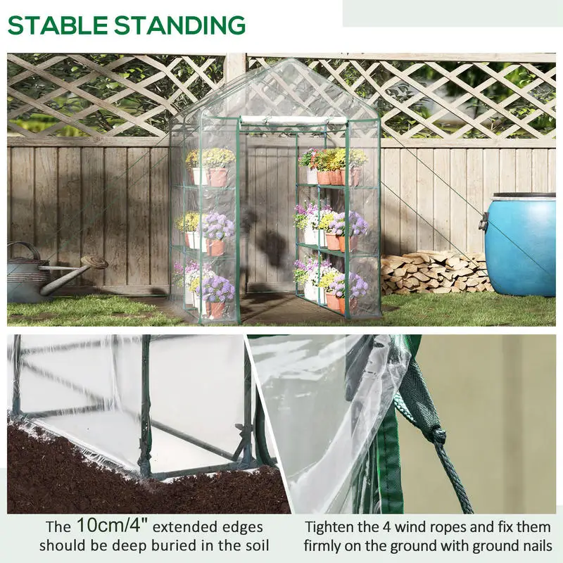 Outsunny Serra Portatile 1,5 x - Greenhouse Mini Indoor recensione e prezzo