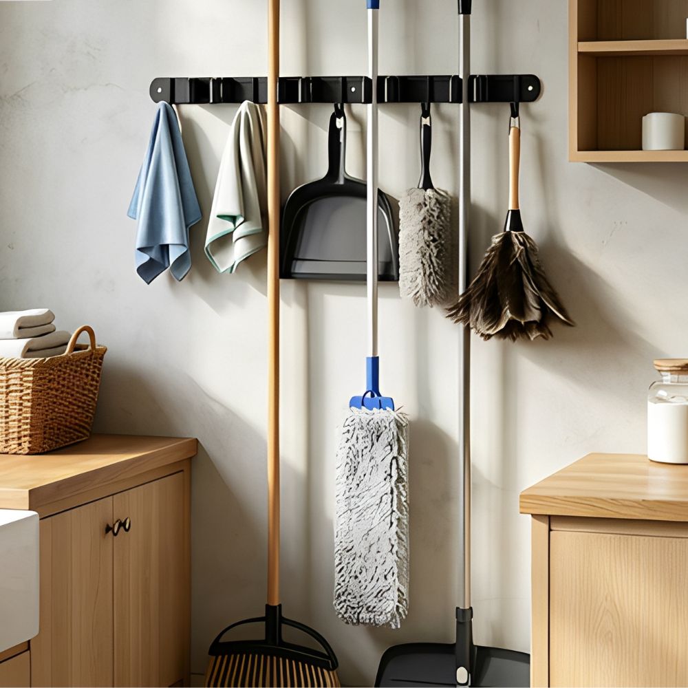 1 porta-mop da parete multiuso - Gardening Tools Rack recensione e prezzo