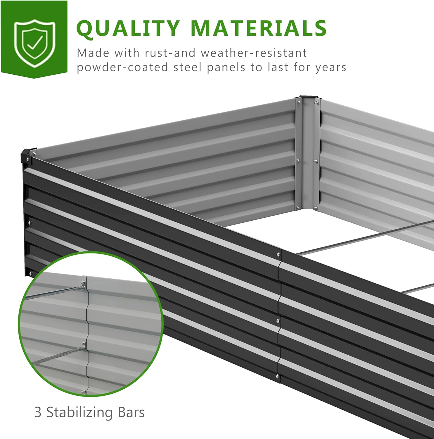 2 Pezzi Kit Letto da Giardino  - Raised Bed Planter Box recensione e prezzo