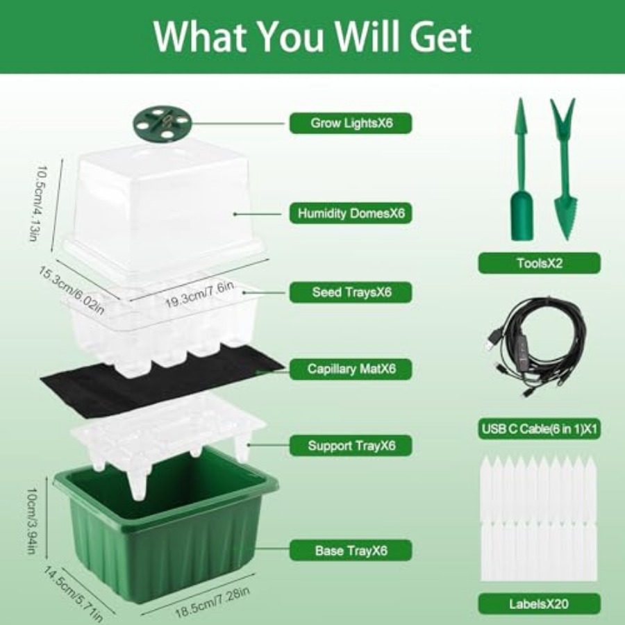 Kit di Avviamento per Semi con - Greenhouse Mini Indoor recensione e prezzo