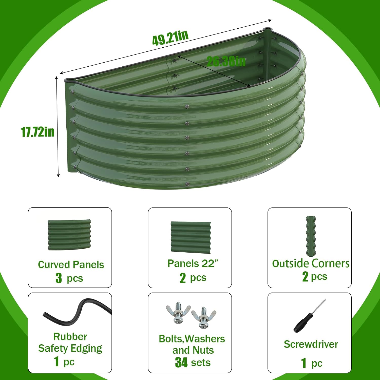 Fioriera Rialzata Zincata per  - Raised Bed Planter Box recensione e prezzo
