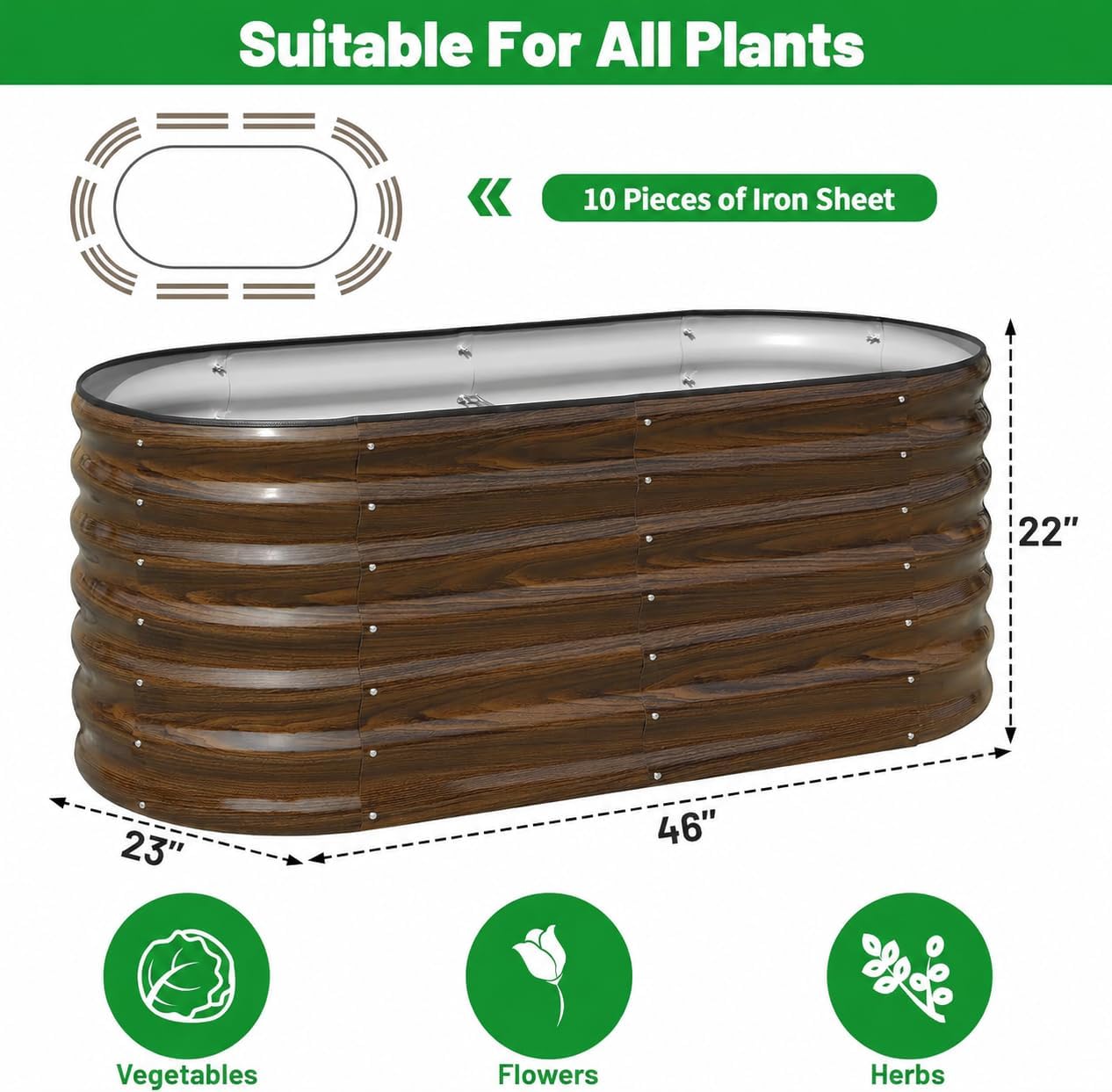 Kit di Aiuole Rialzate in Acci - Raised Bed Planter Box recensione e prezzo