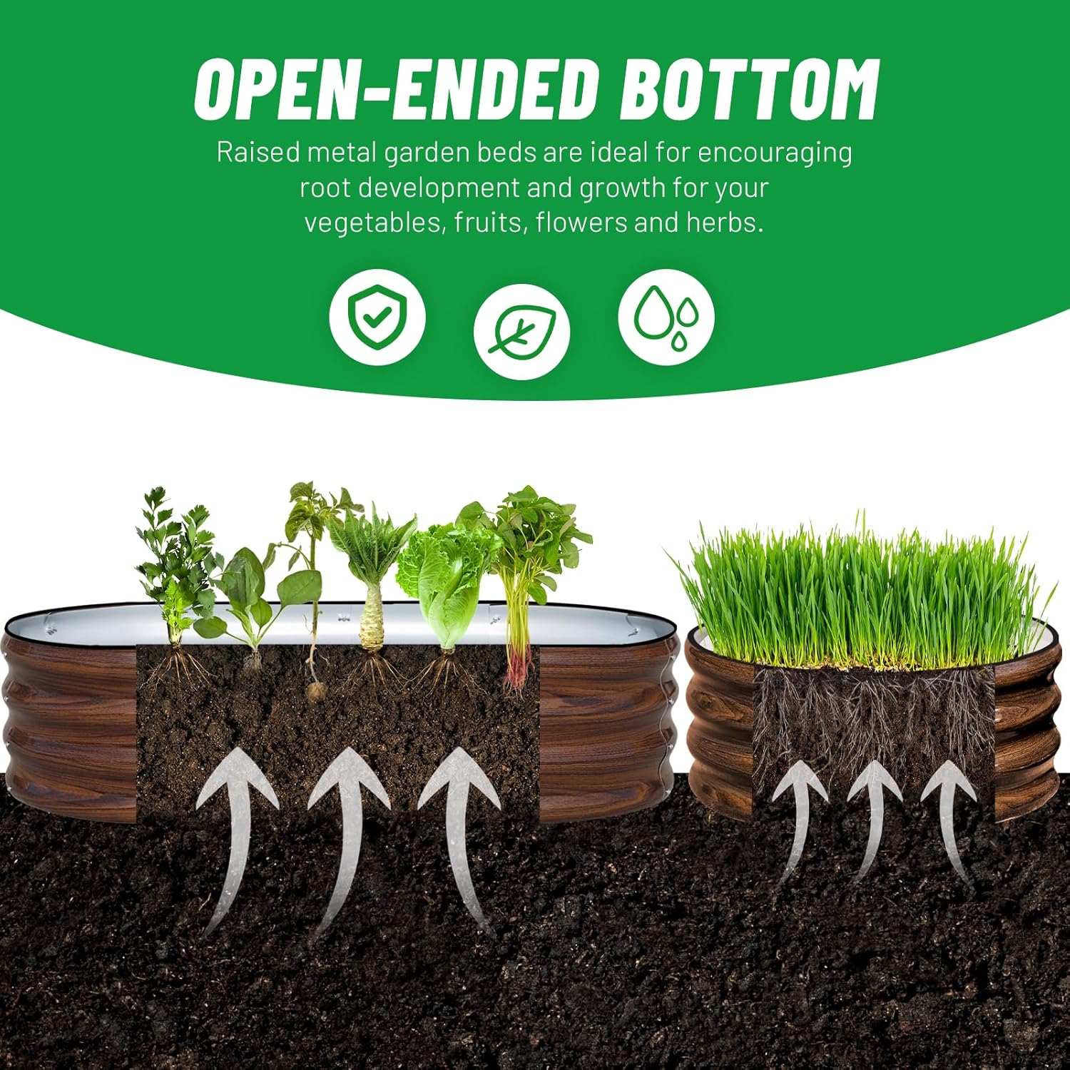 Kit di 3 Aiuole Rialzate in Ac - Raised Bed Planter Box recensione e prezzo