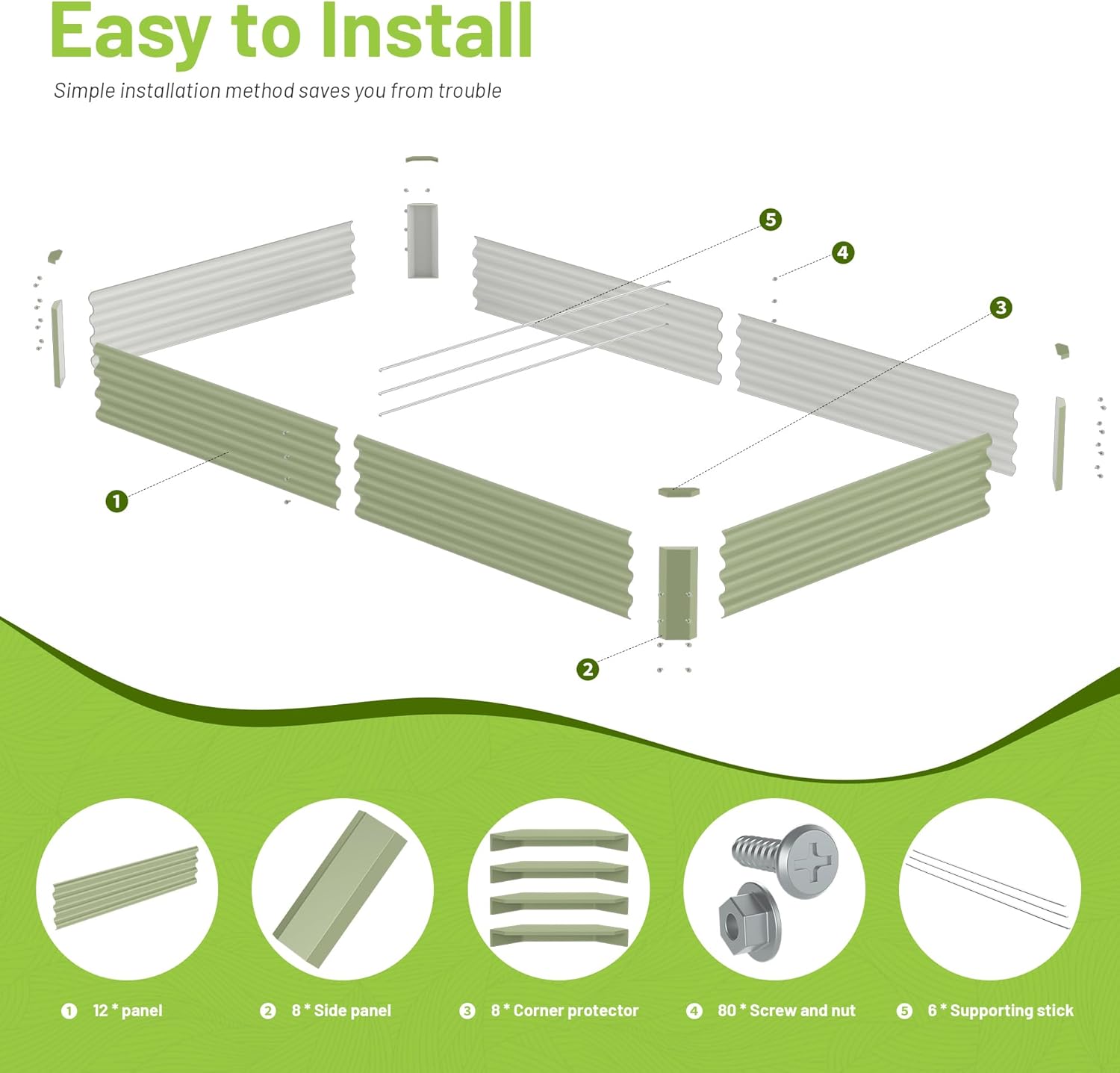 Fioriera Rialzata in Metallo p - Raised Bed Planter Box recensione e prezzo