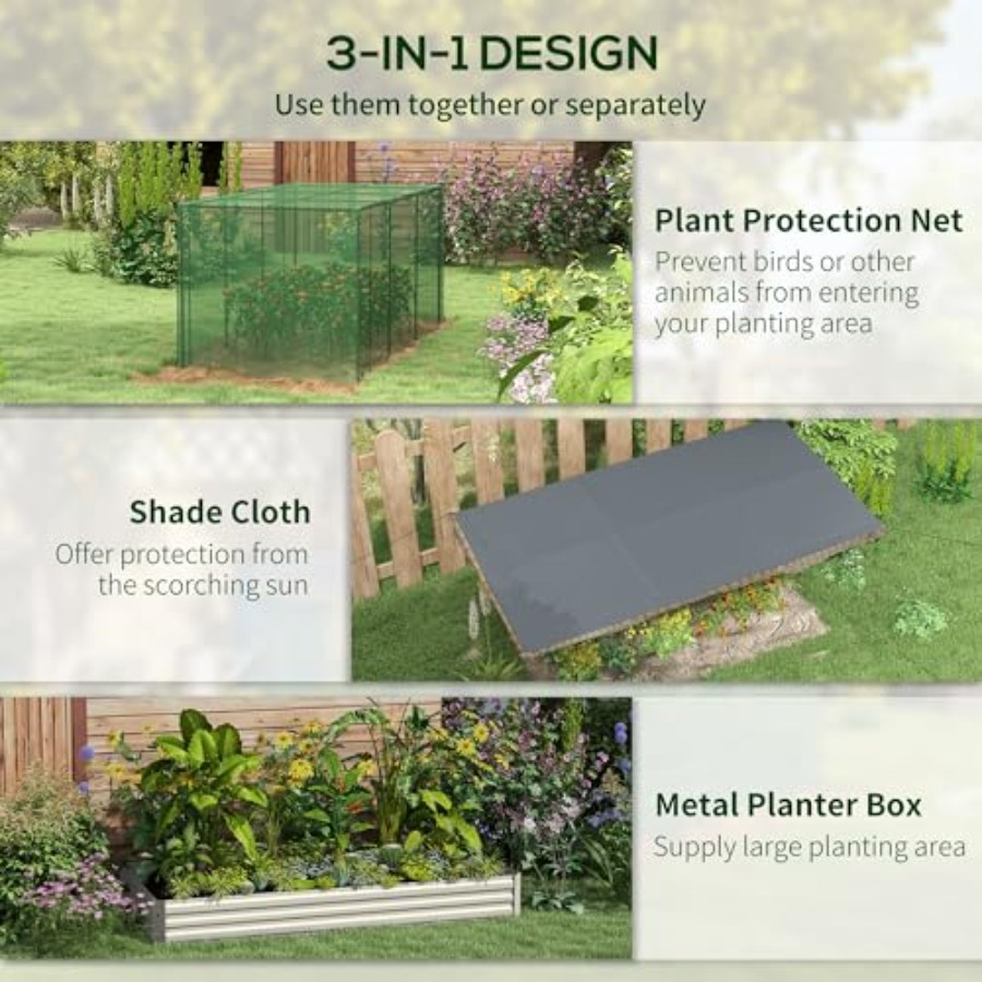 Fioriera rialzata zincata 7,3  - Raised Bed Planter Box recensione e prezzo