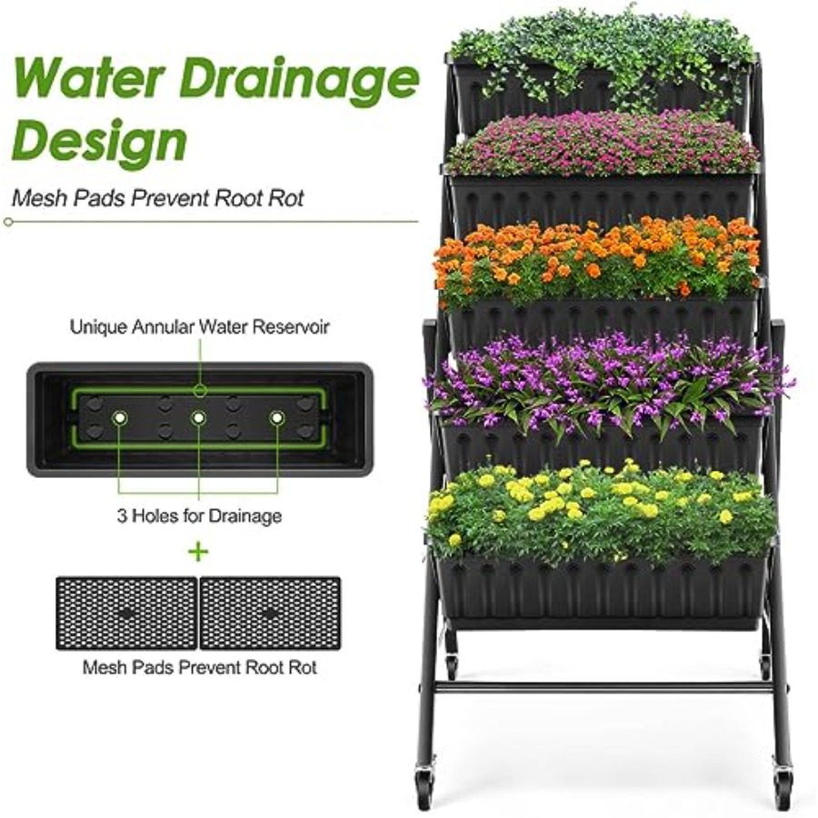Set di 2 Fioriere Verticali Ri - Raised Bed Planter Box recensione e prezzo