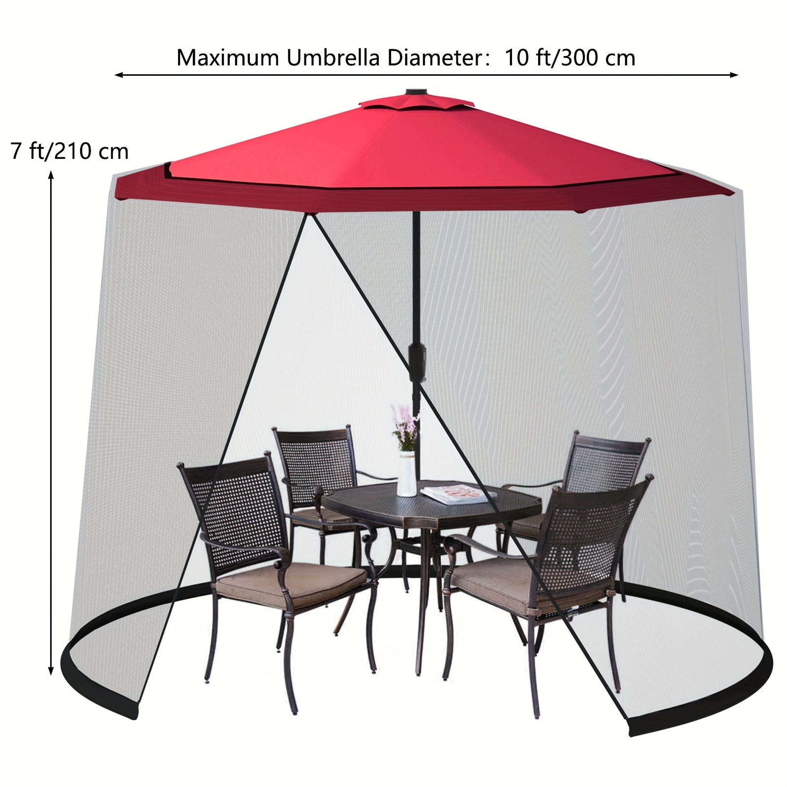 Zanzariera per Ombrellone da G - Garden Netting Cover recensione e prezzo