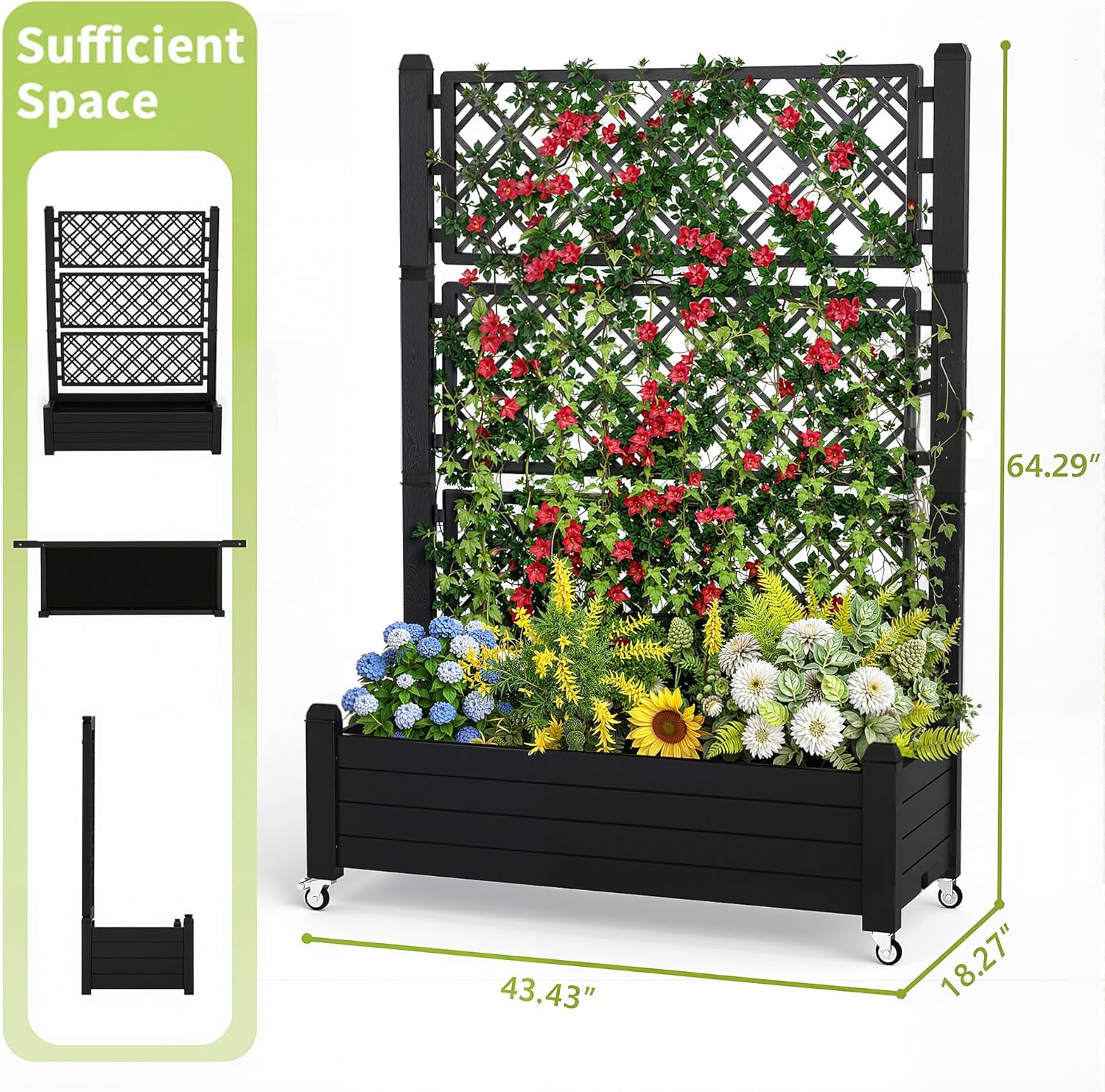 Fioriera rialzata con tralicci - Raised Bed Planter Box recensione e prezzo