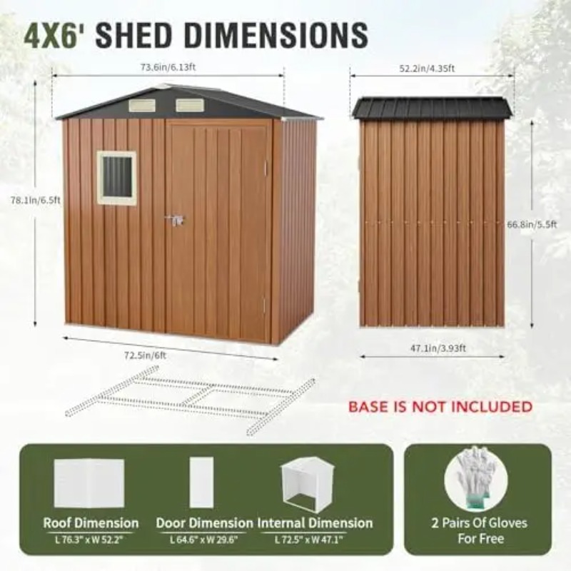Casetta da Giardino 6x4 Piedi, - Gardening Tools recensione e prezzo