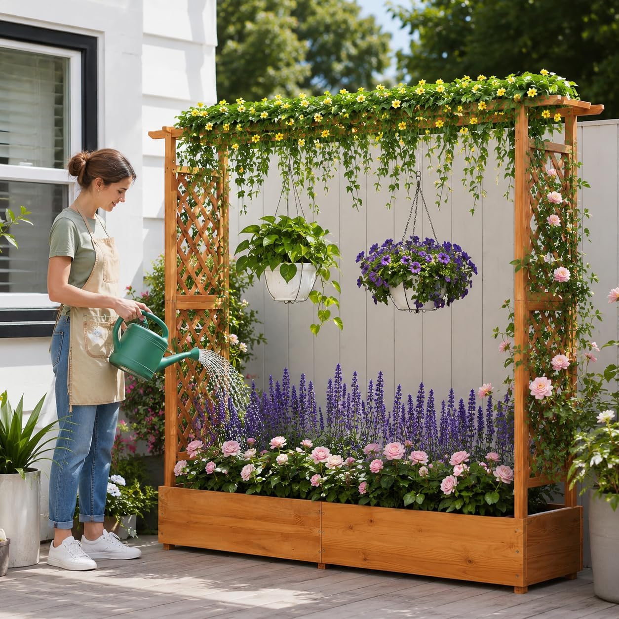 Fioriera rialzata in legno da  - Raised Bed Planter Box recensione e prezzo