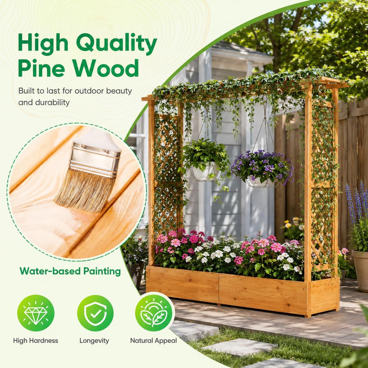 Fioriera rialzata in legno da  - Raised Bed Planter Box recensione e prezzo